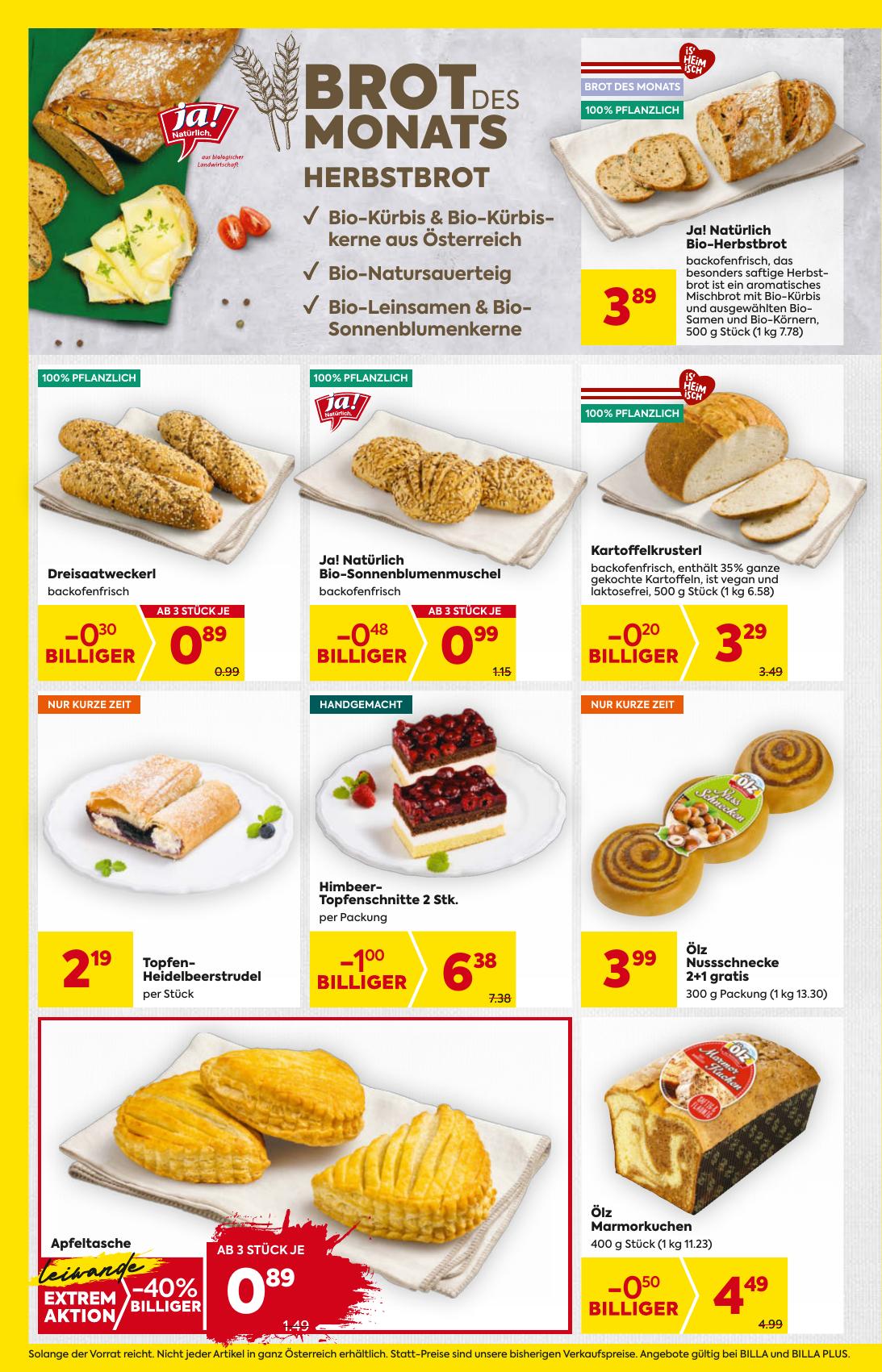Billa flyer page