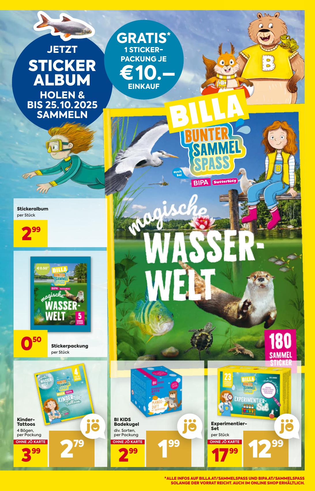 Billa flyer page