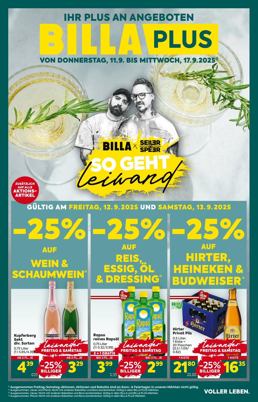 Billa Plus flyer page