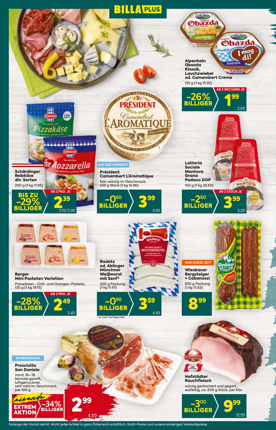 Billa Plus flyer page