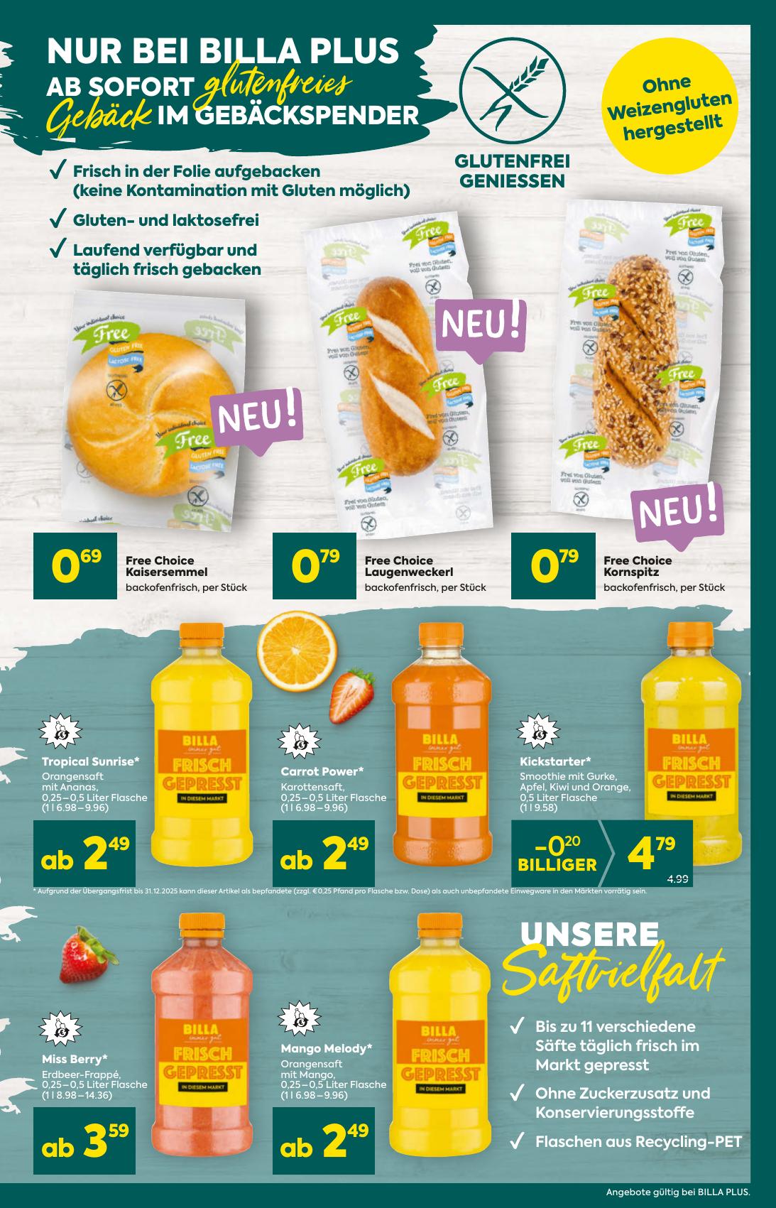 Billa Plus flyer page