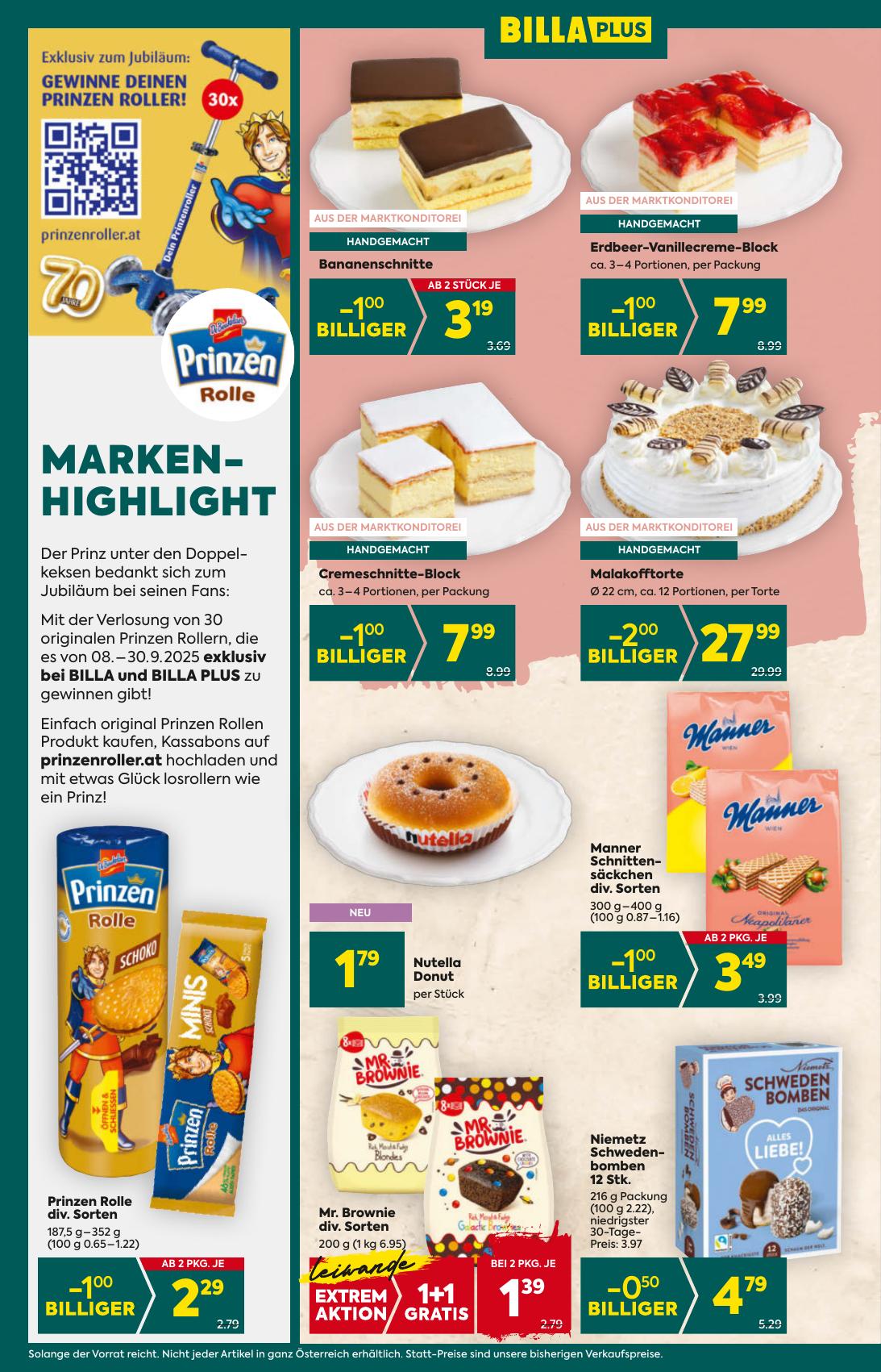 Billa Plus flyer page