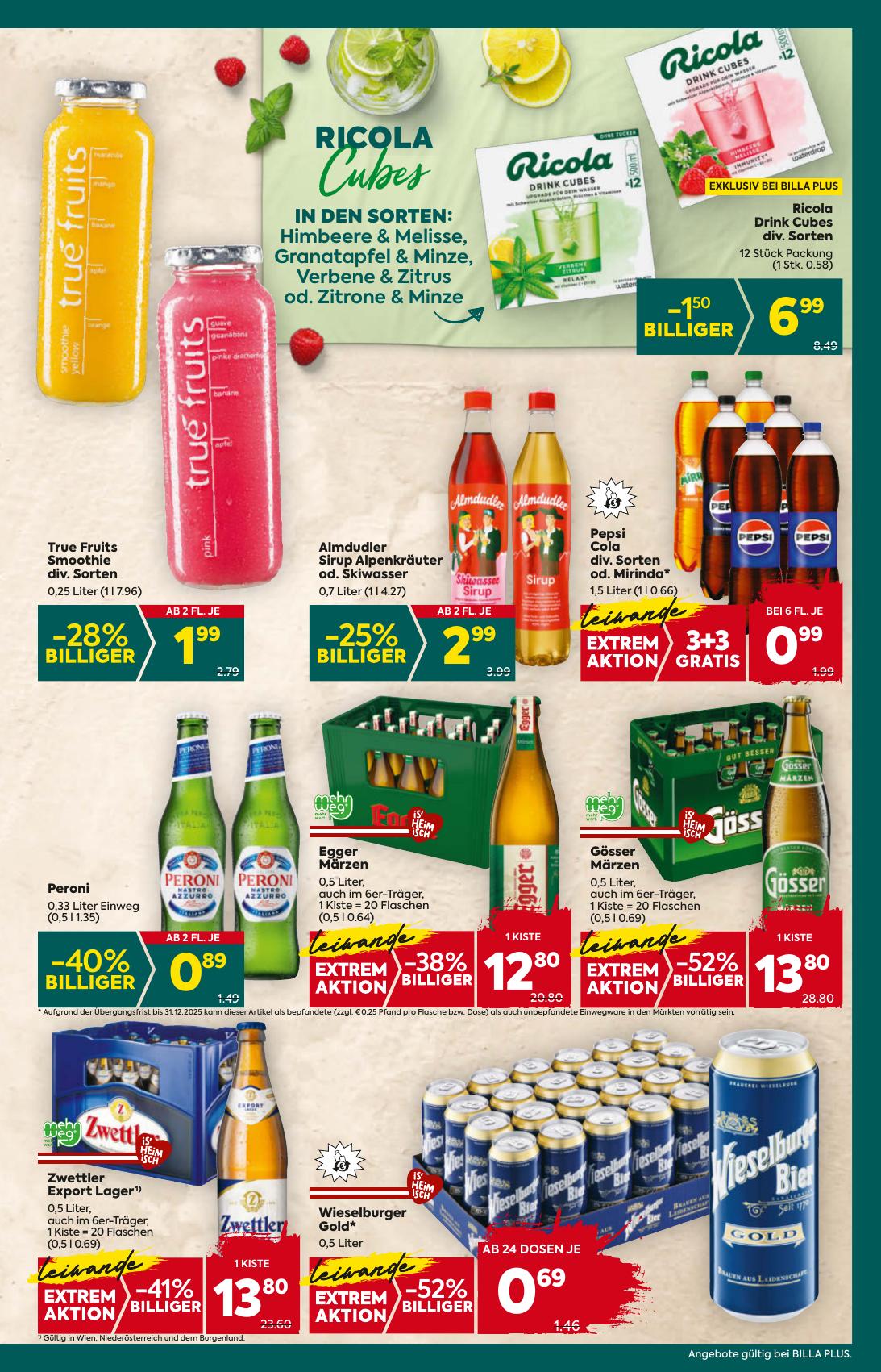 Billa Plus flyer page