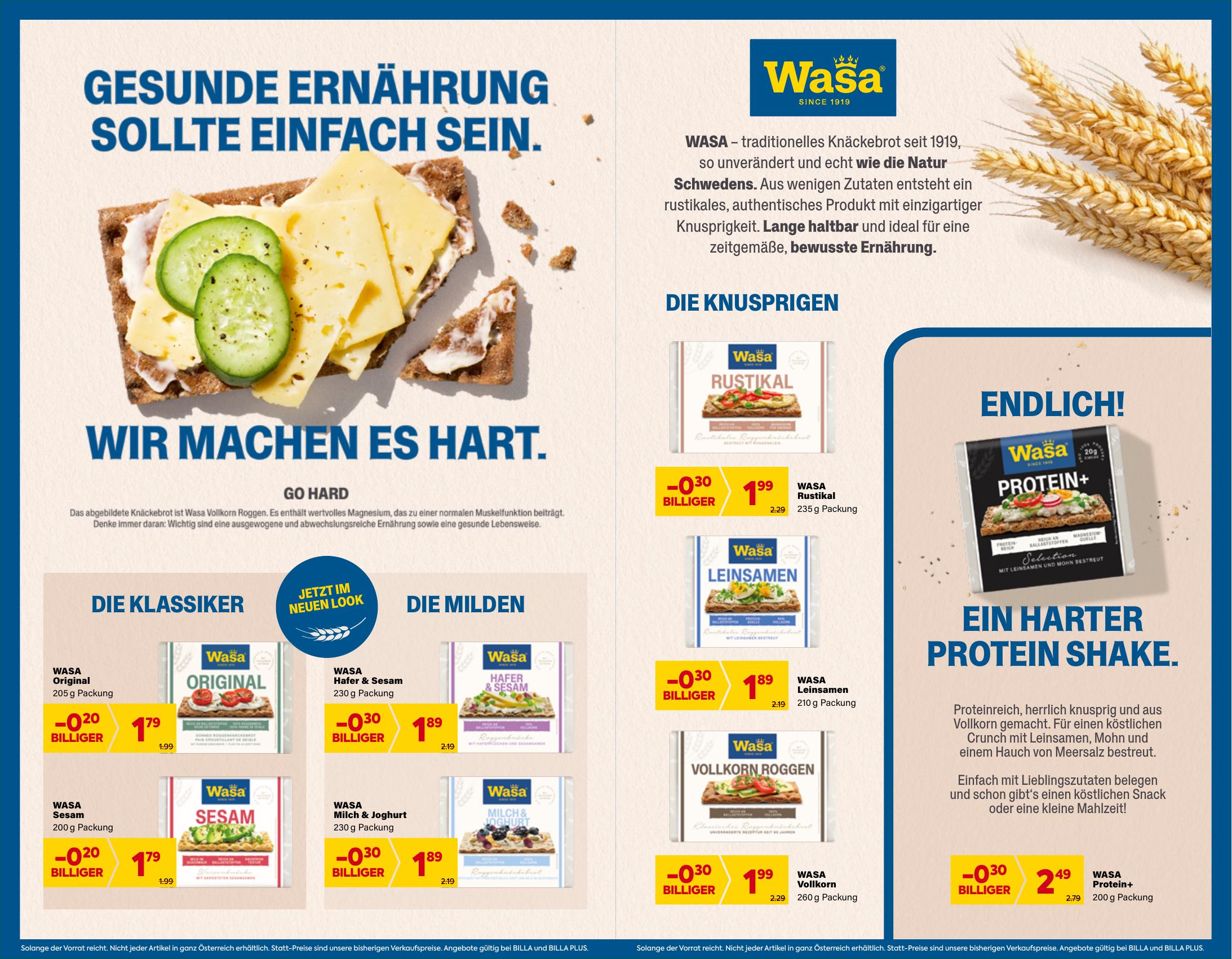 Billa Plus flyer page