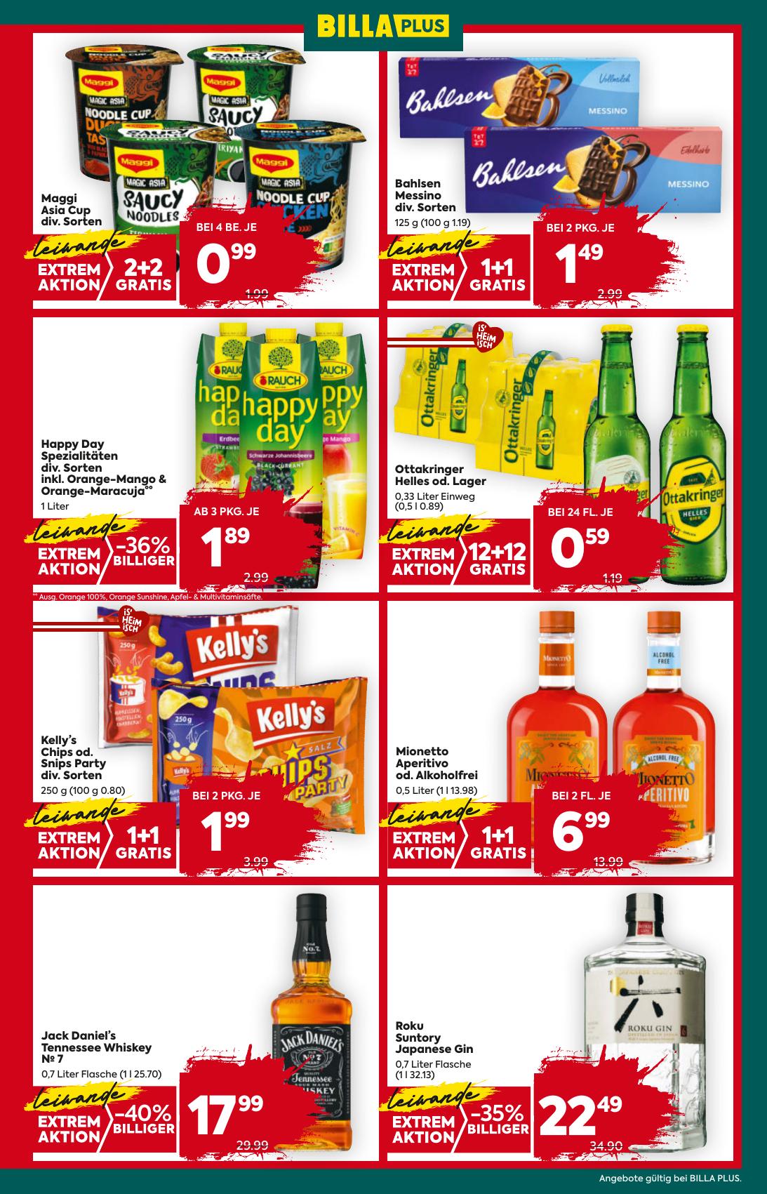 Billa Plus flyer page