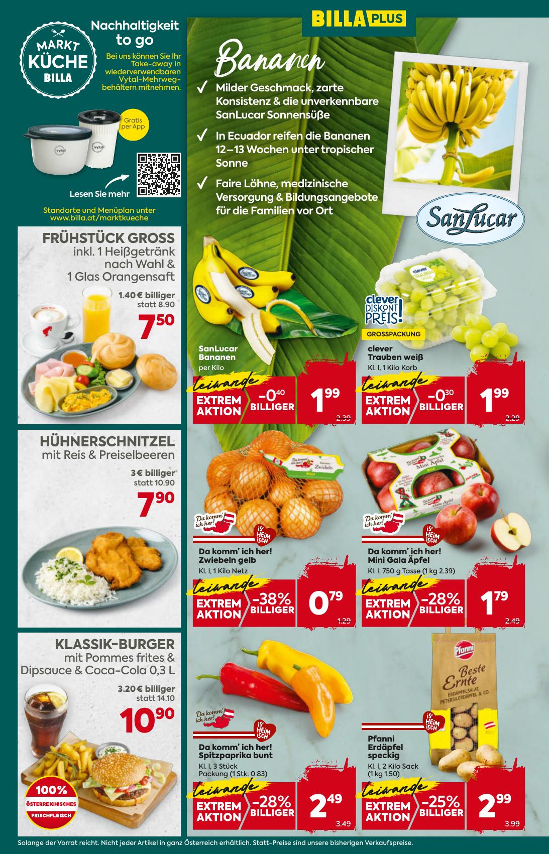 Billa Plus flyer page