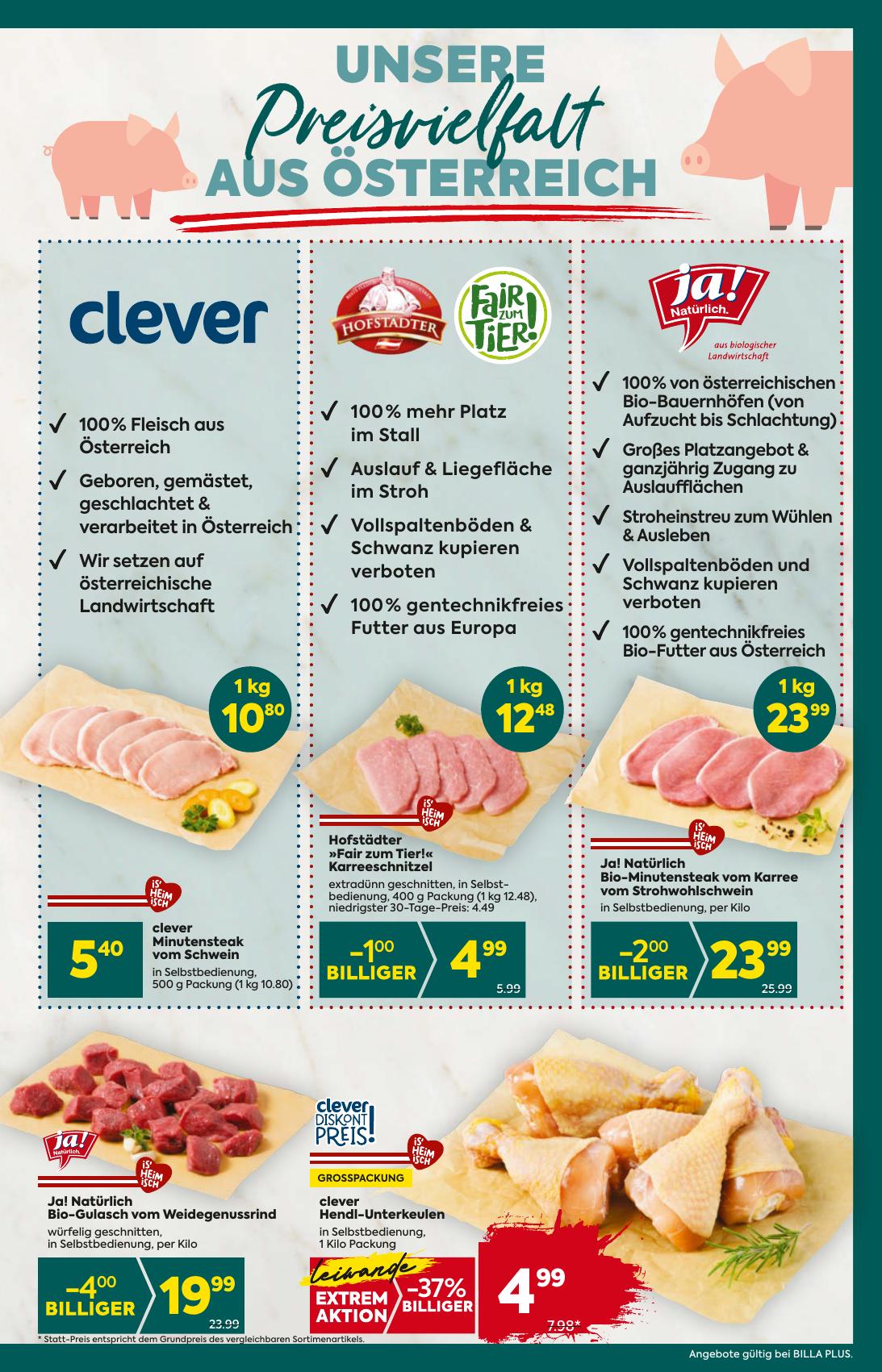 Billa Plus flyer page