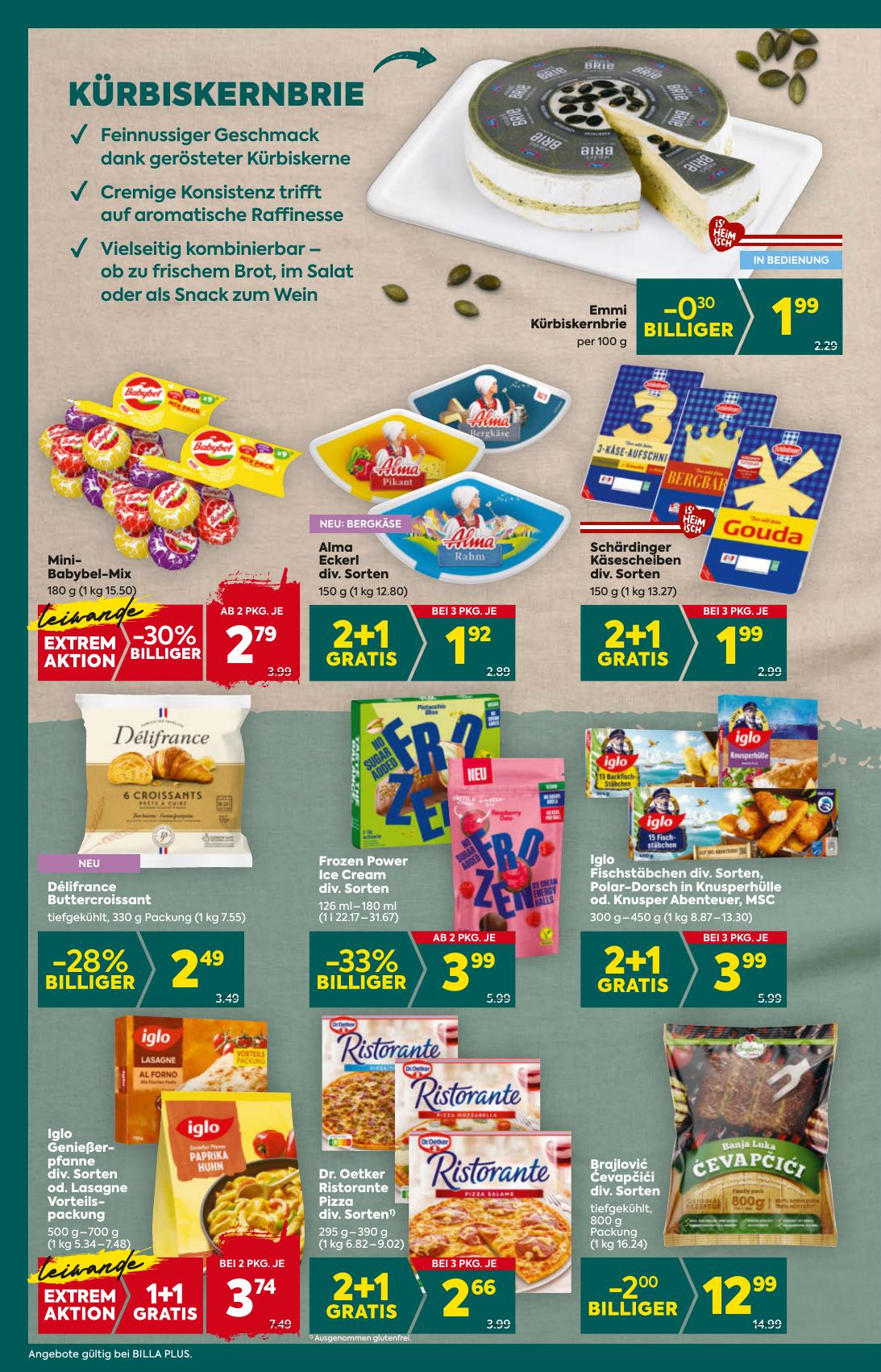 Billa Plus flyer page