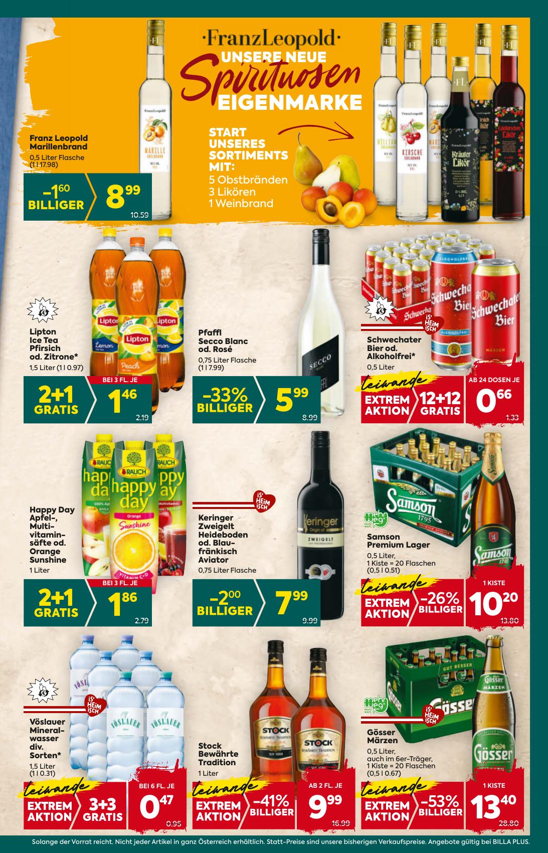 Billa Plus flyer page