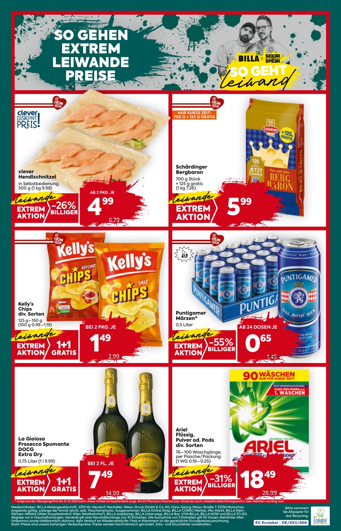 Billa Plus flyer page