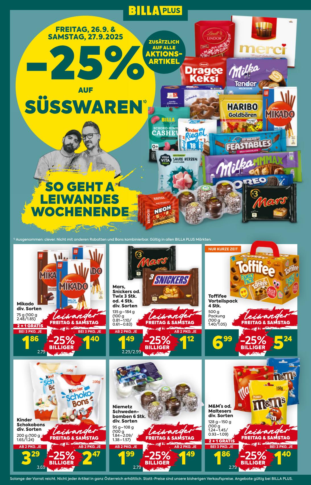 Billa Plus flyer page