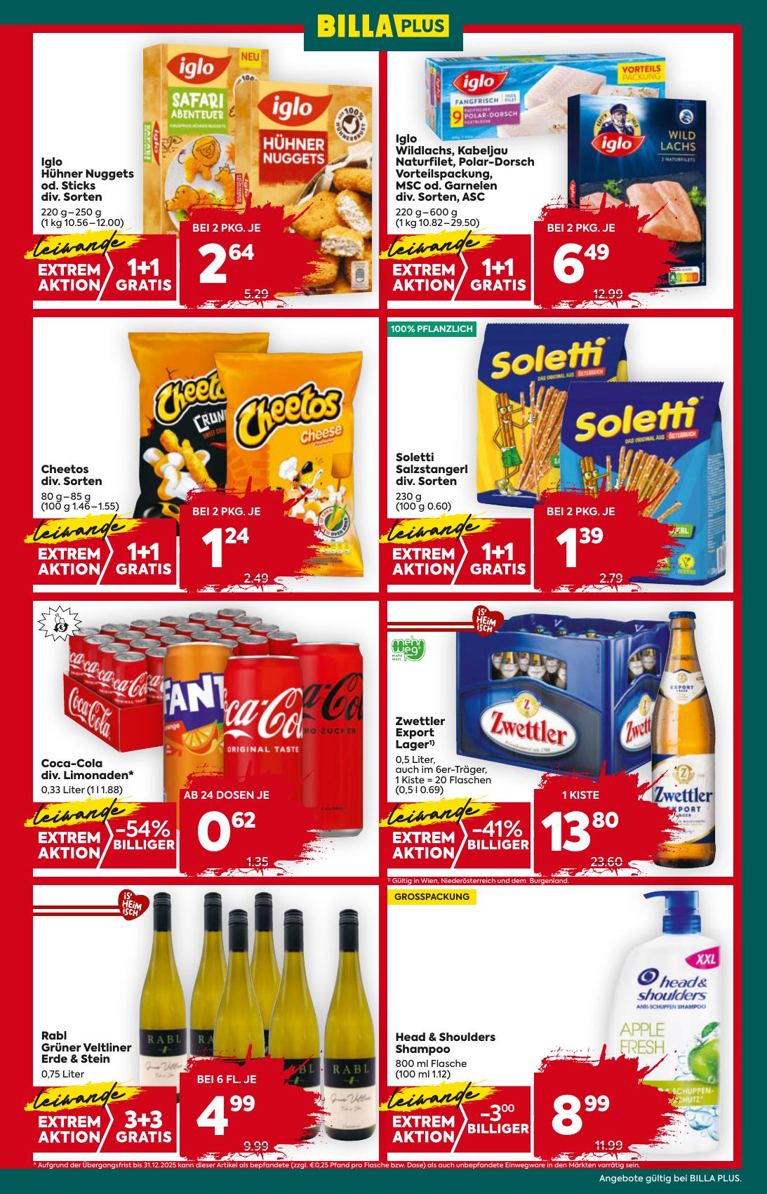 Billa Plus flyer page