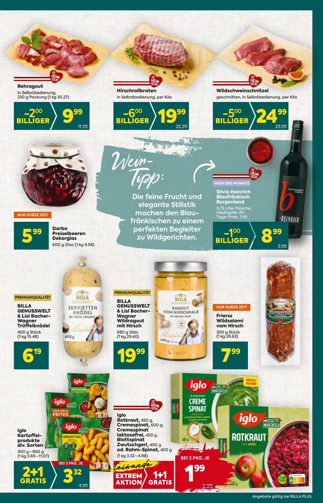 Billa Plus flyer page