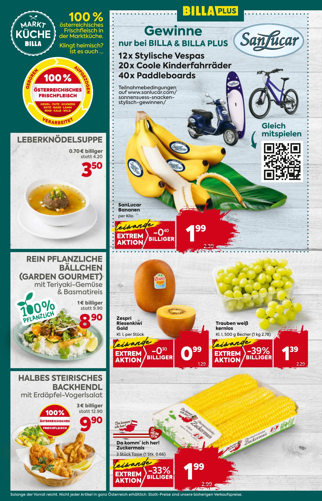 Billa Plus flyer page