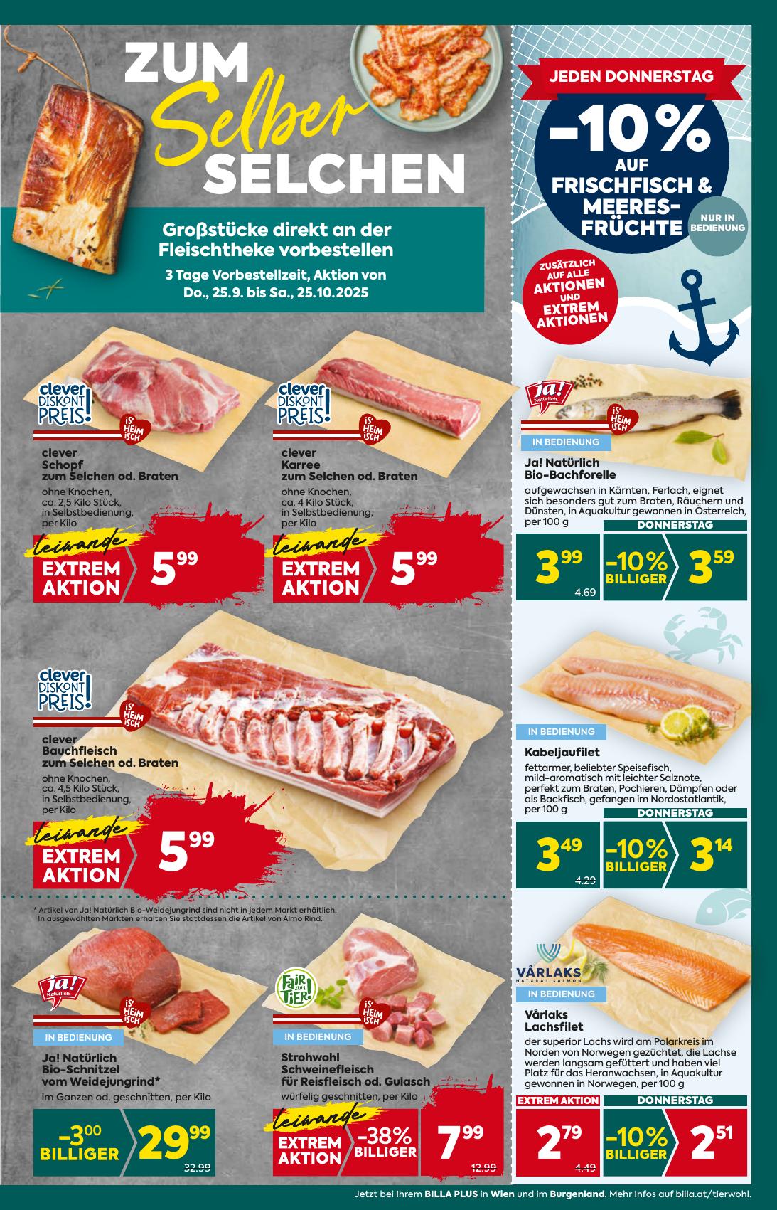 Billa Plus flyer page