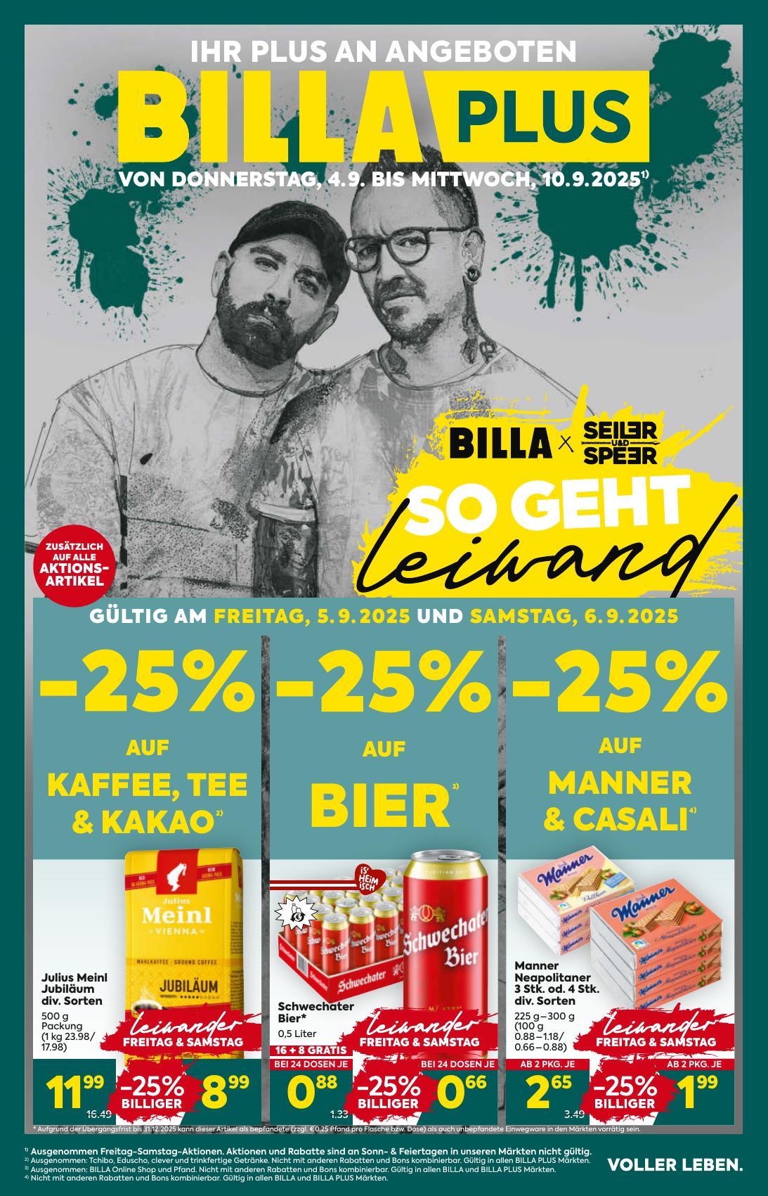 Billa Plus flyer page