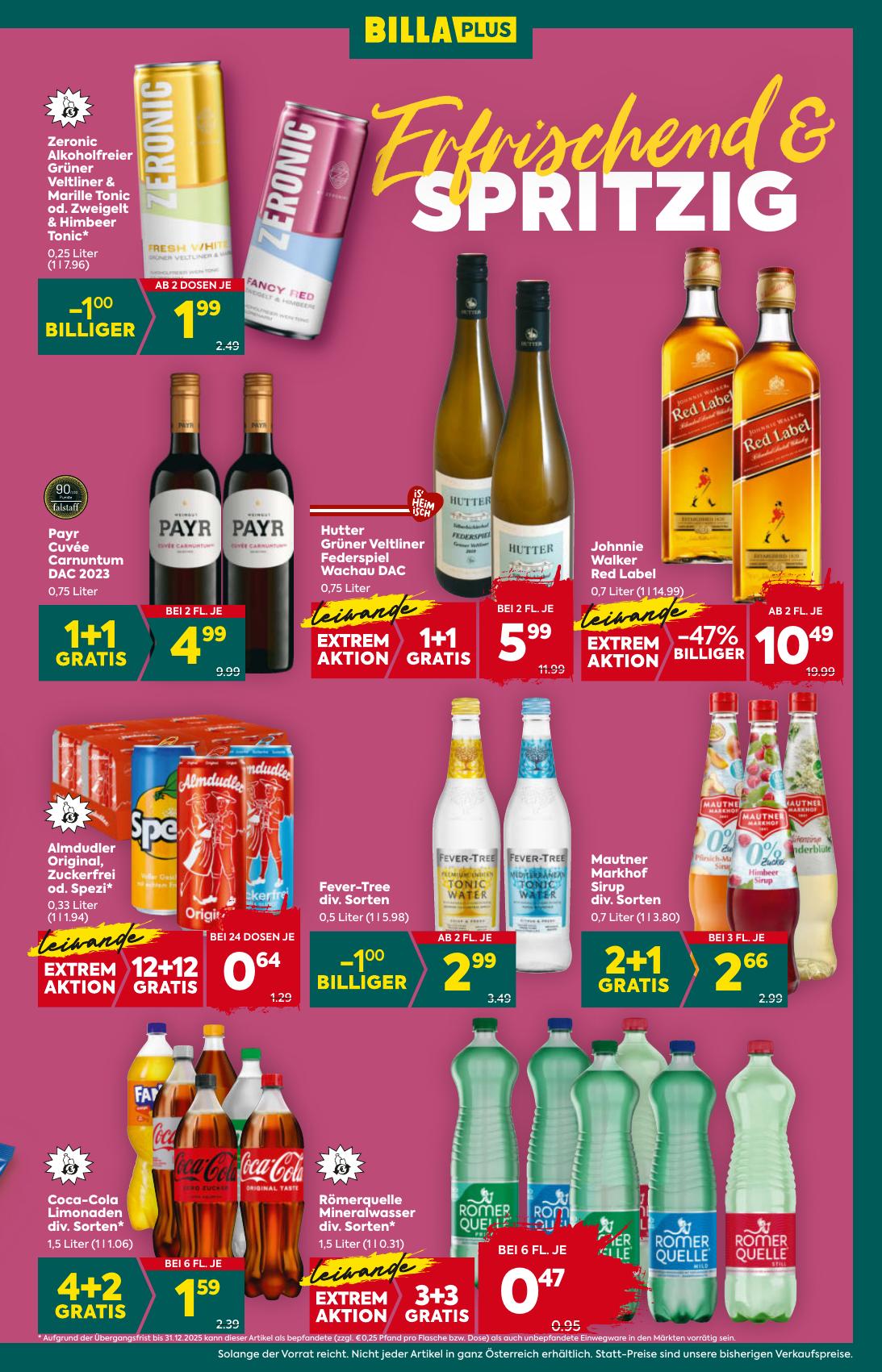 Billa Plus flyer page