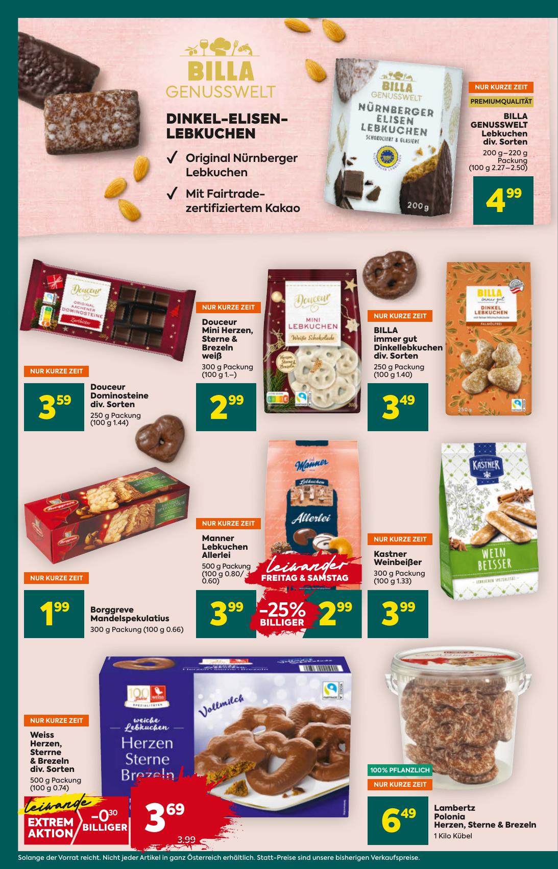 Billa Plus flyer page