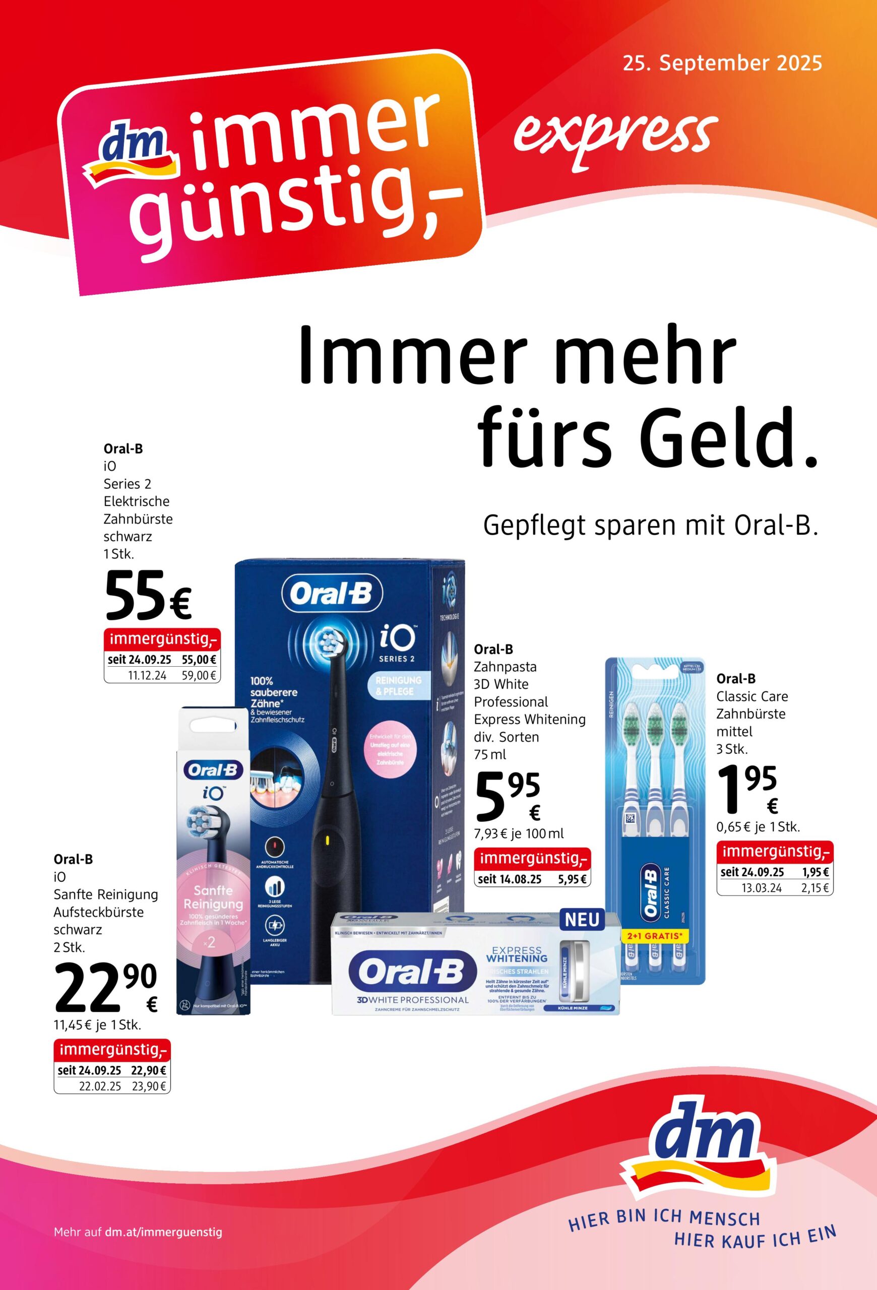 DM Drogerie Express flyer page