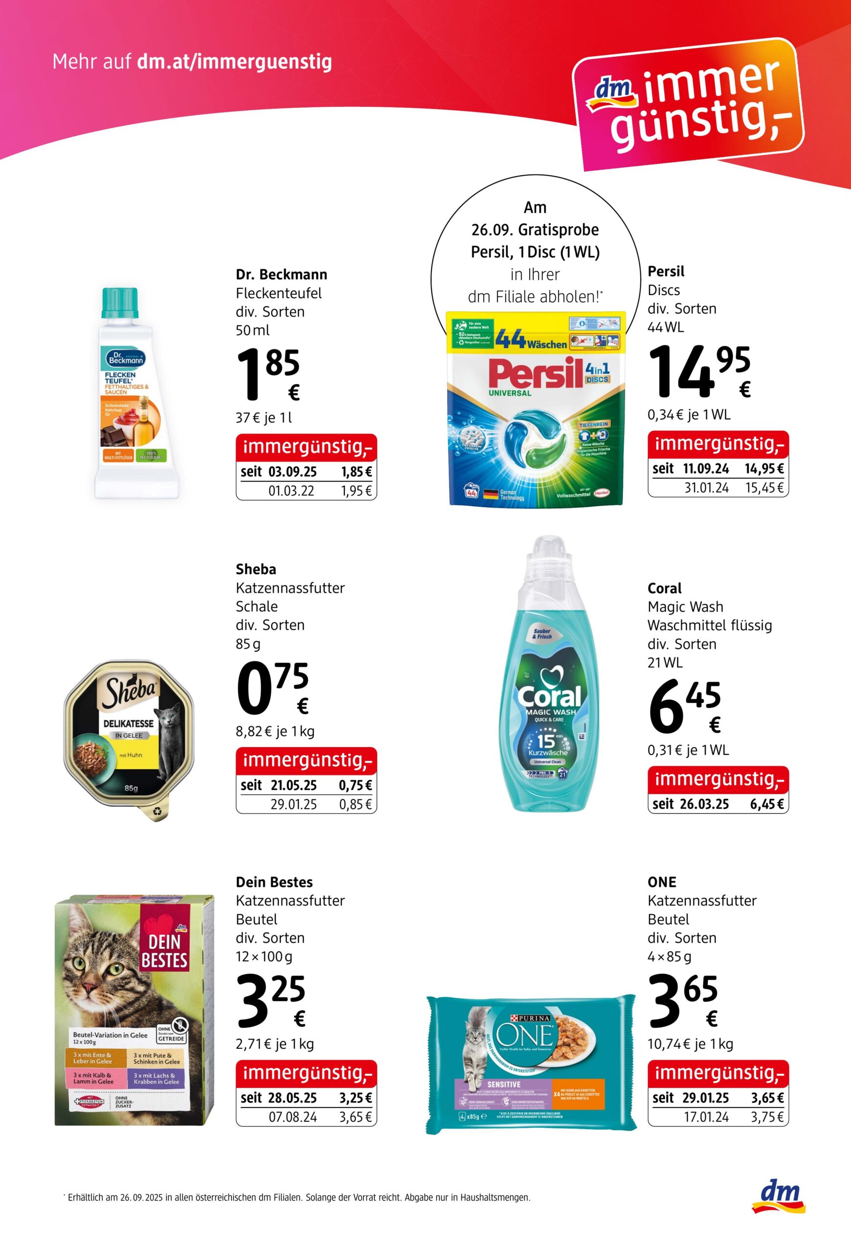DM Drogerie Express flyer page