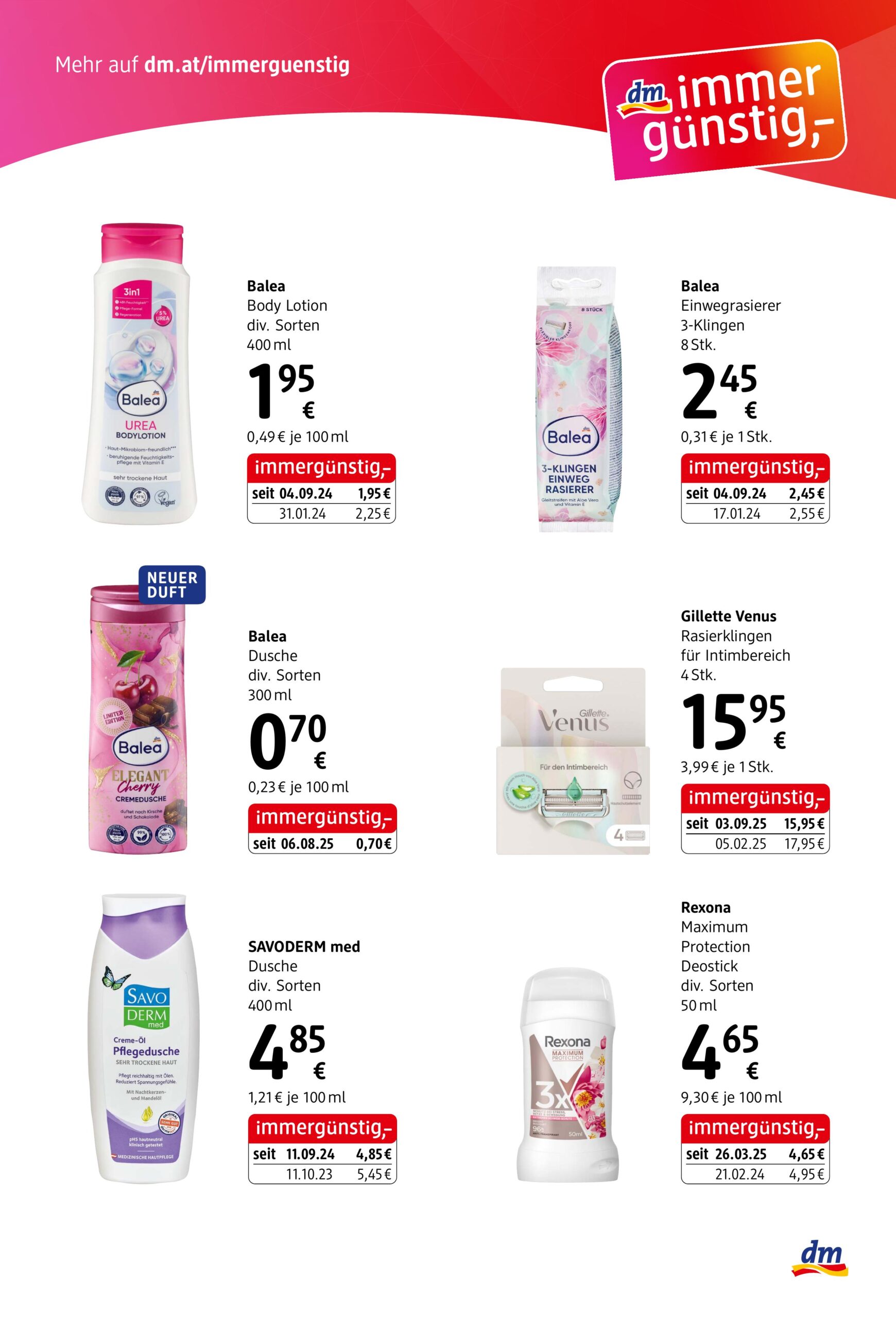 DM Drogerie Express flyer page
