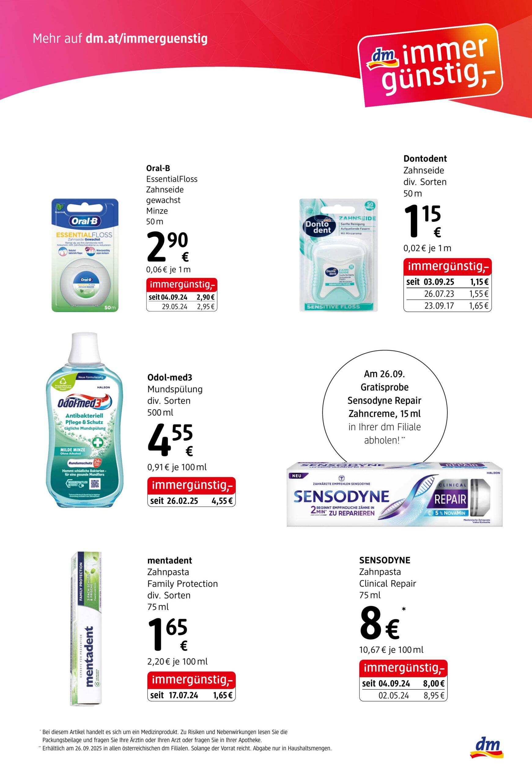 DM Drogerie Express flyer page