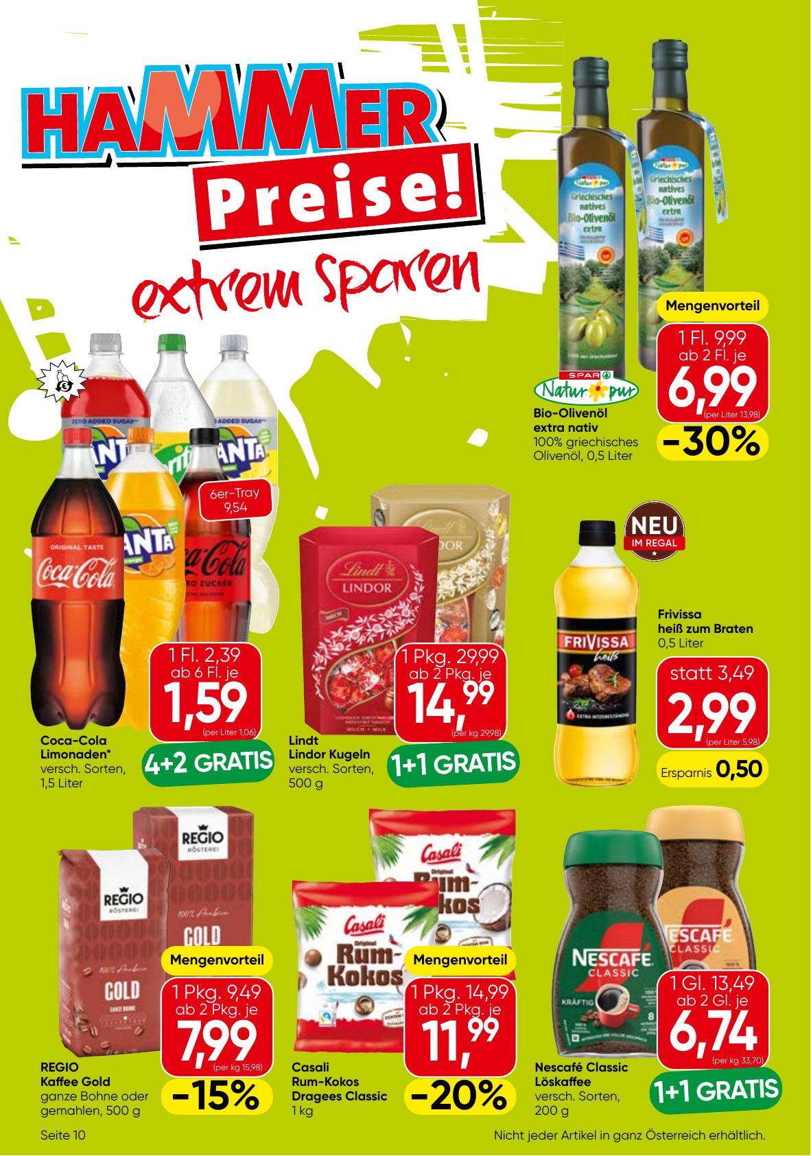 Eurospar flyer page