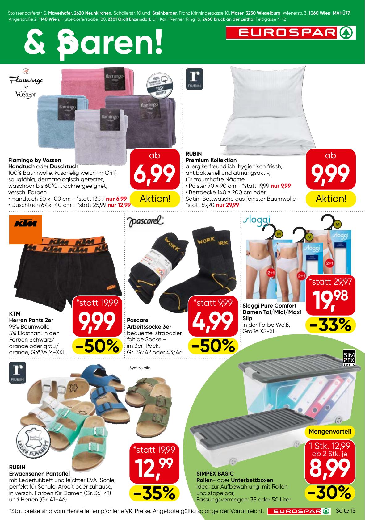 Eurospar flyer page