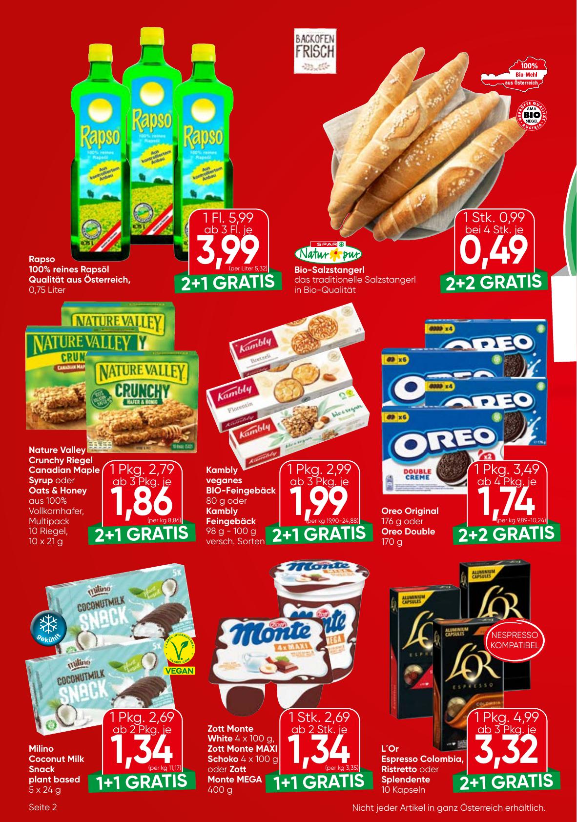 Eurospar flyer page