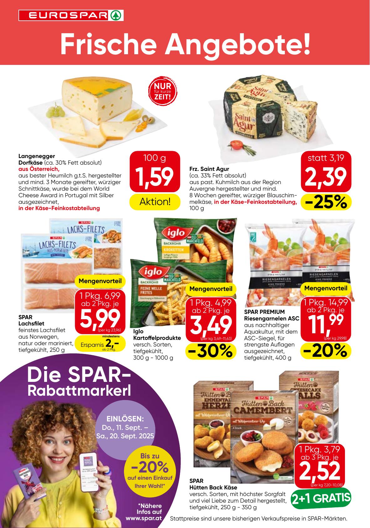 Eurospar flyer page