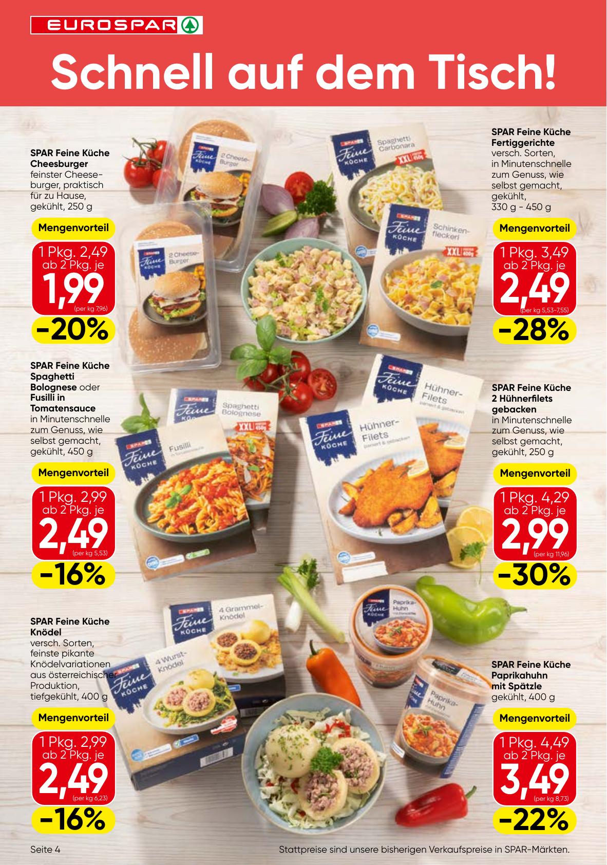 Eurospar flyer page
