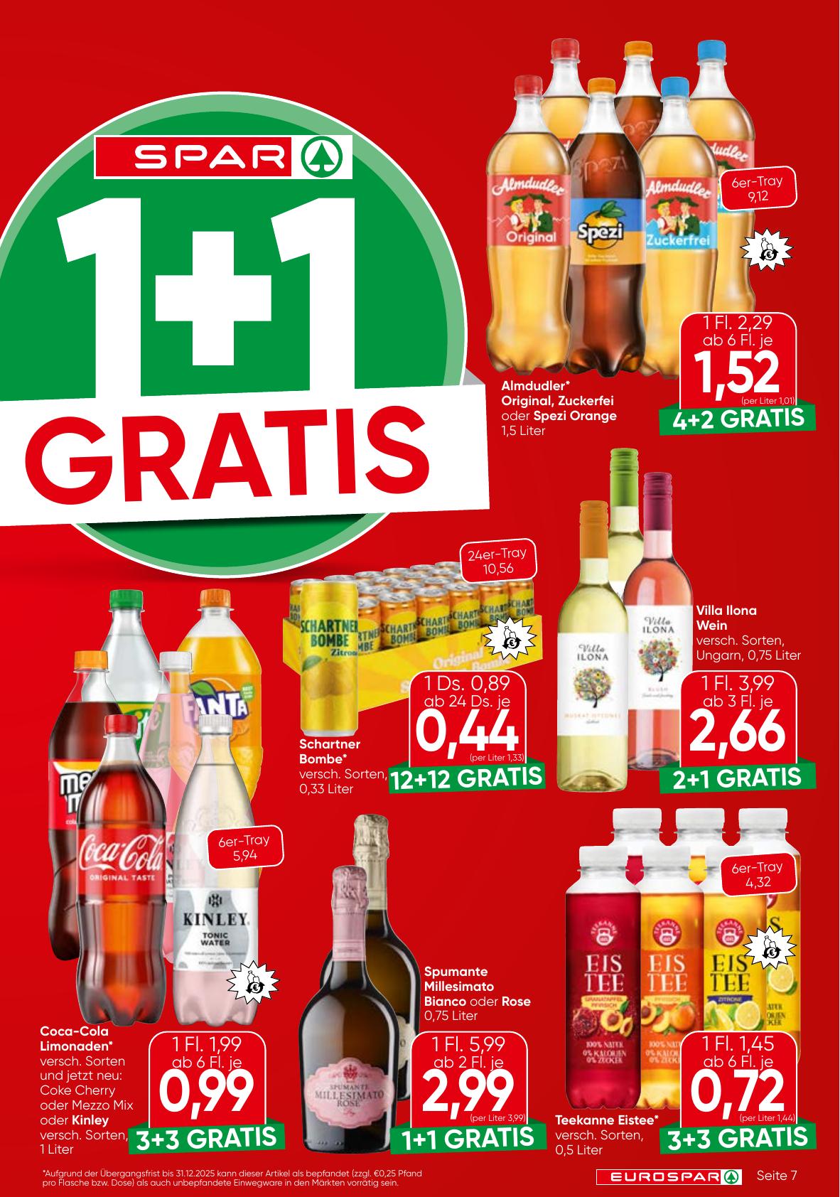 Eurospar flyer page