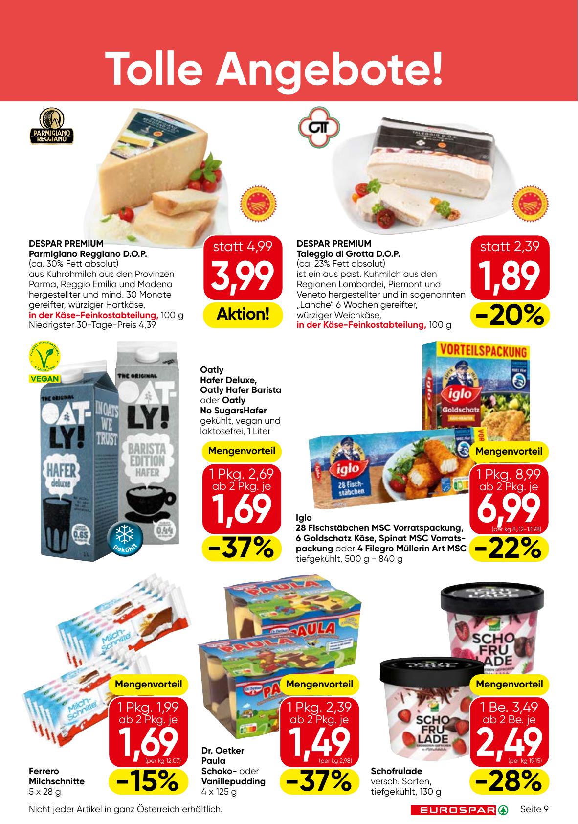 Eurospar flyer page