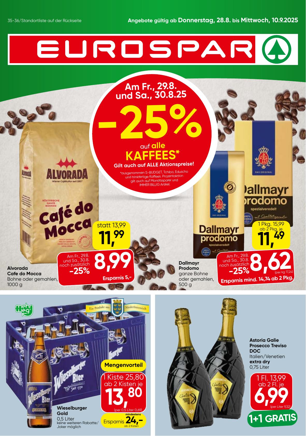 Eurospar flyer page
