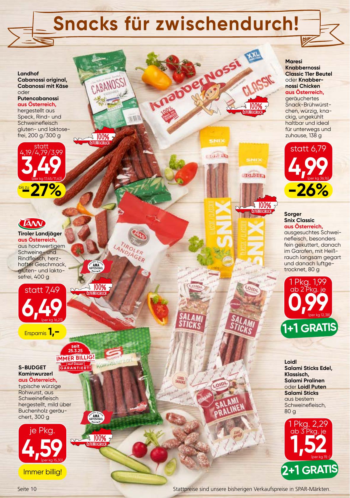 Eurospar flyer page