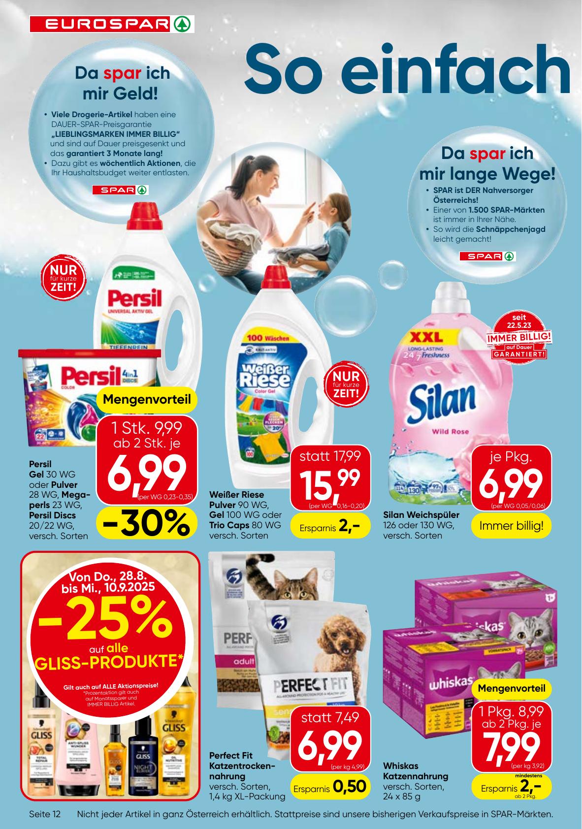 Eurospar flyer page