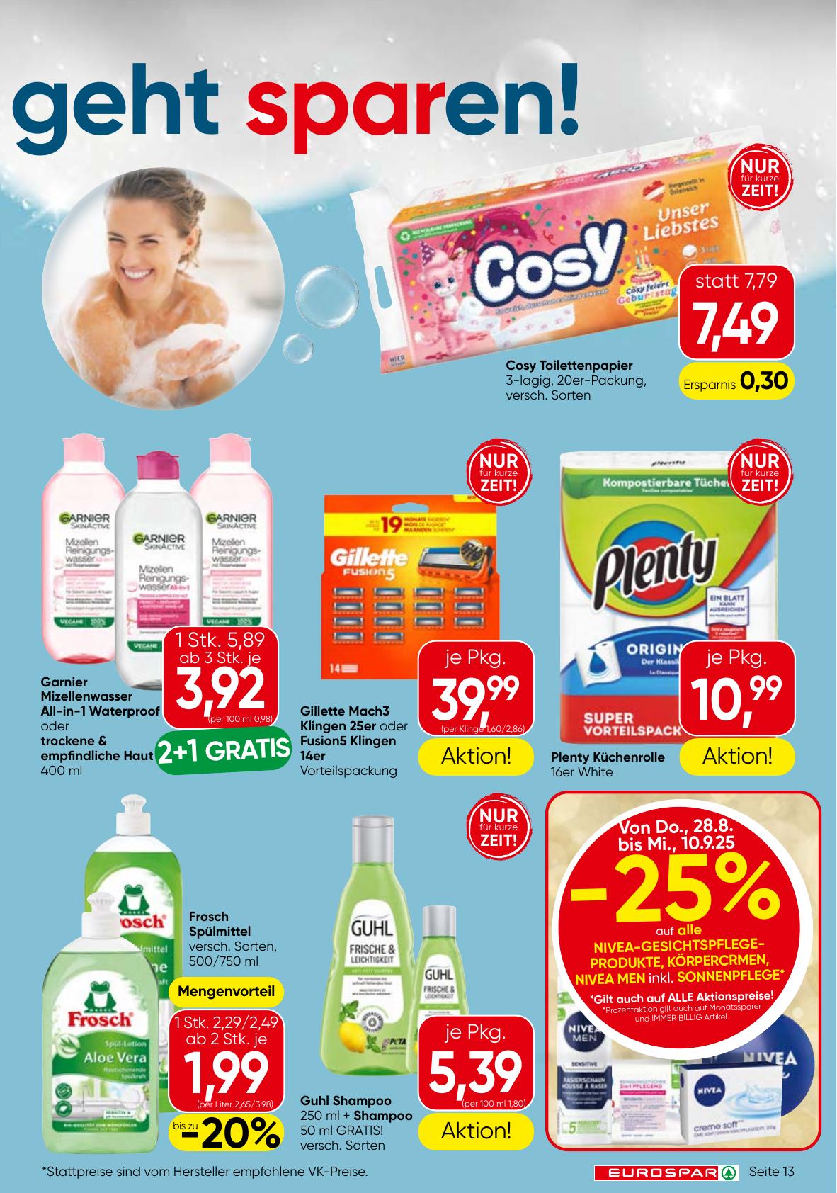 Eurospar flyer page