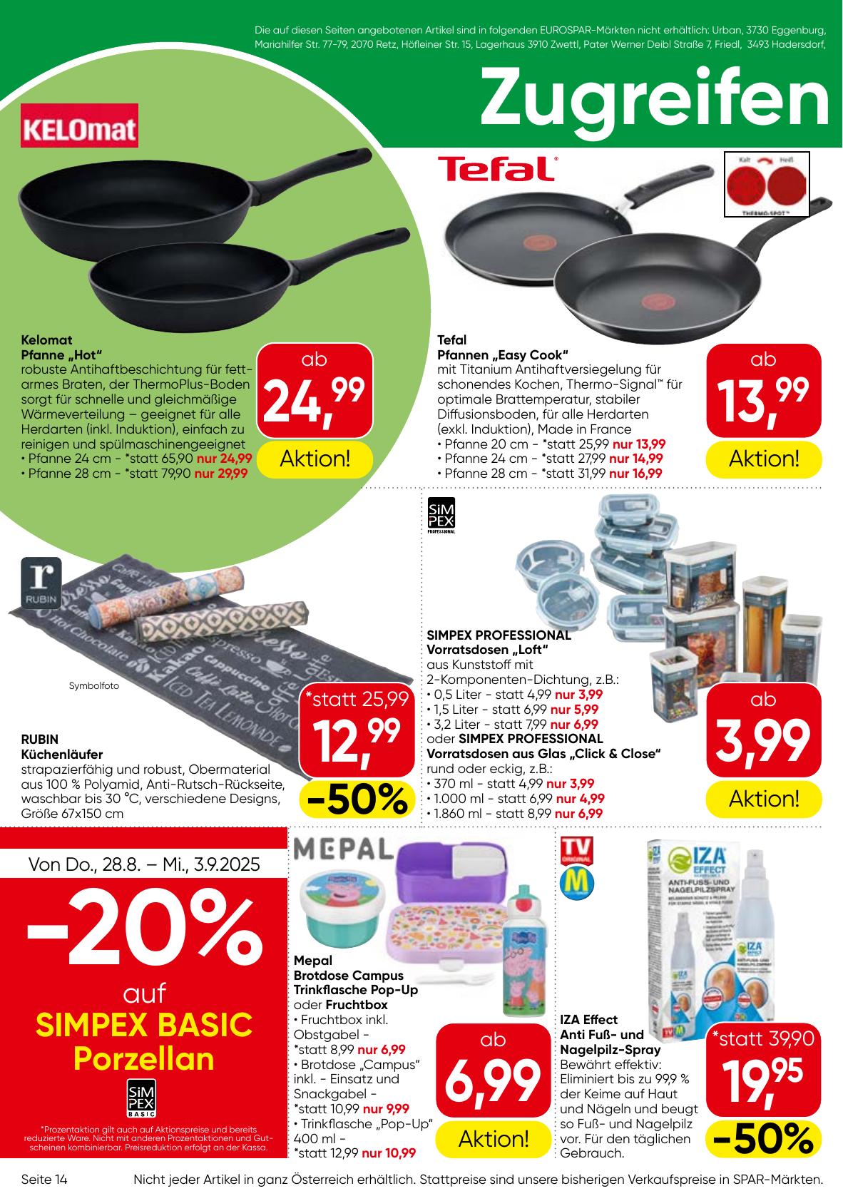 Eurospar flyer page