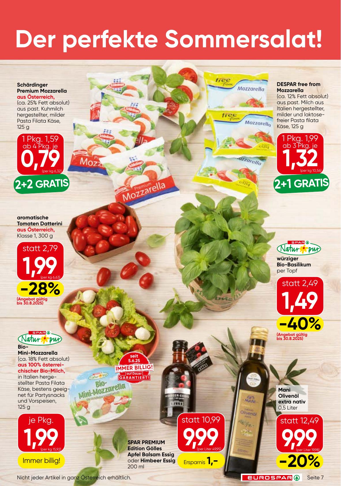 Eurospar flyer page