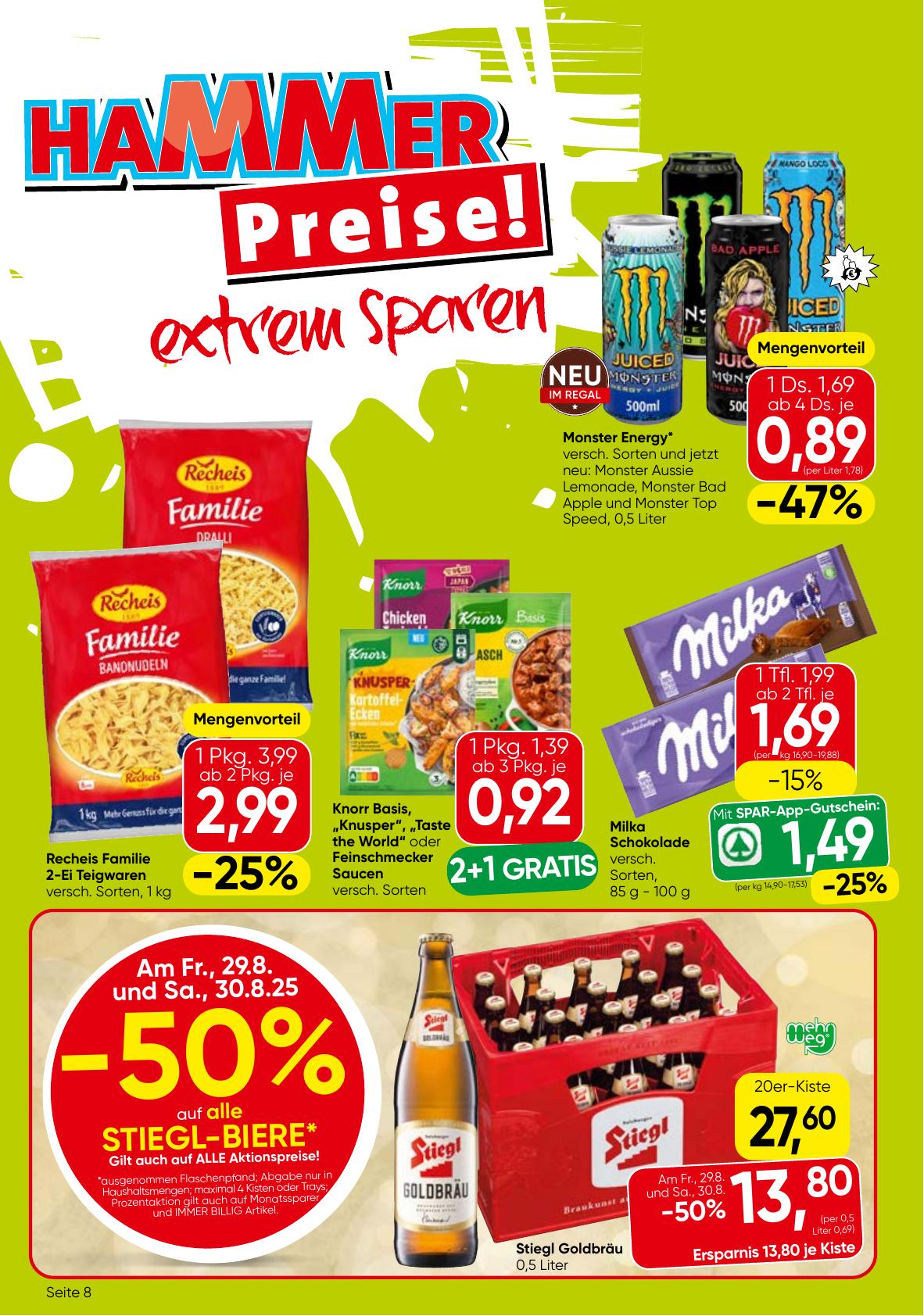 Eurospar flyer page