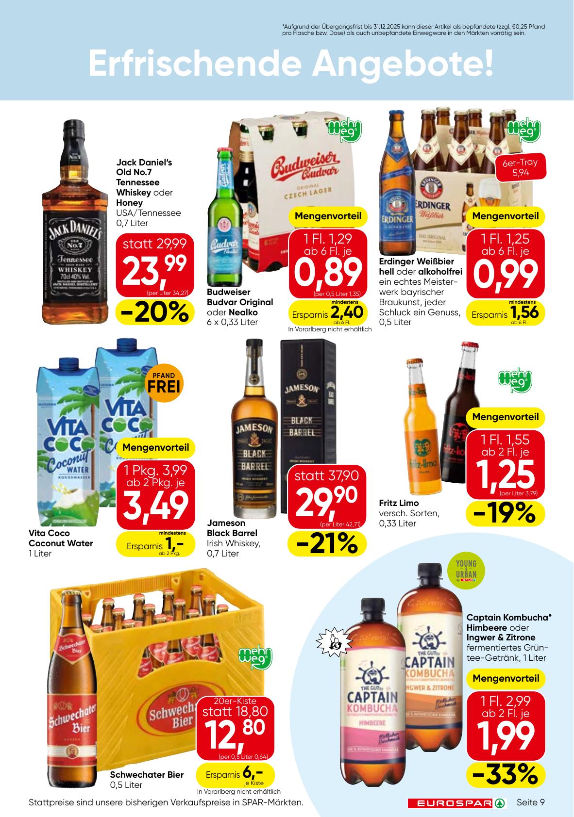 Eurospar flyer page