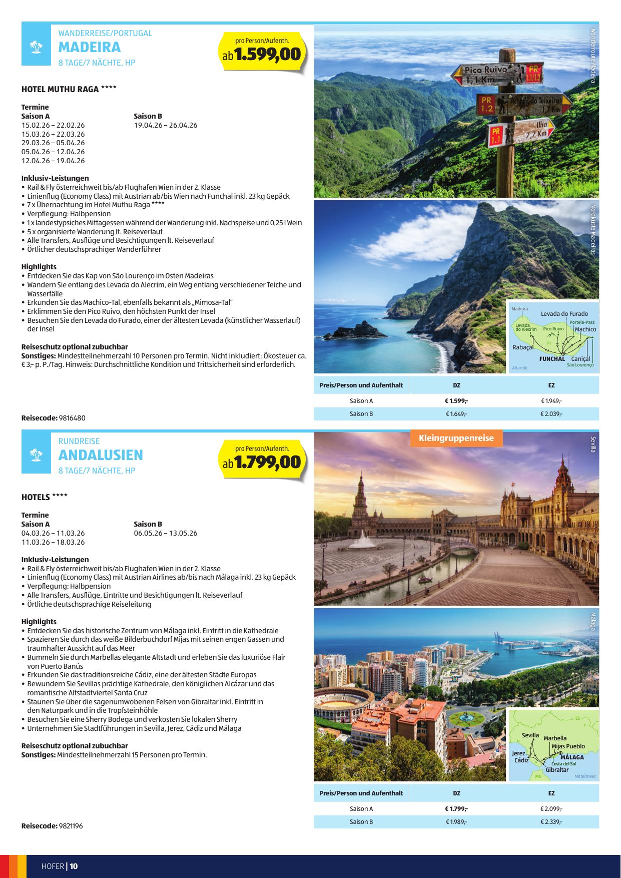 Hofer Katalog flyer page