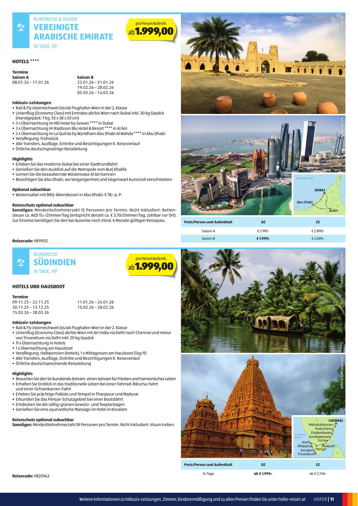 Hofer Katalog flyer page