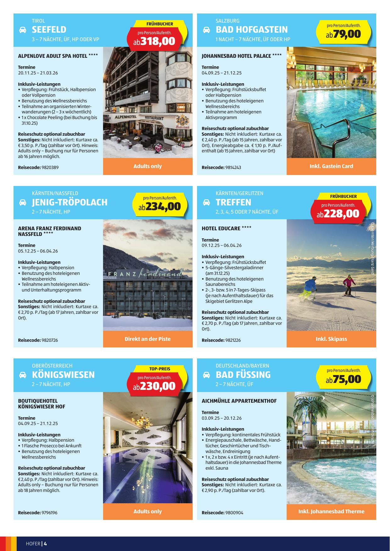 Hofer Katalog flyer page