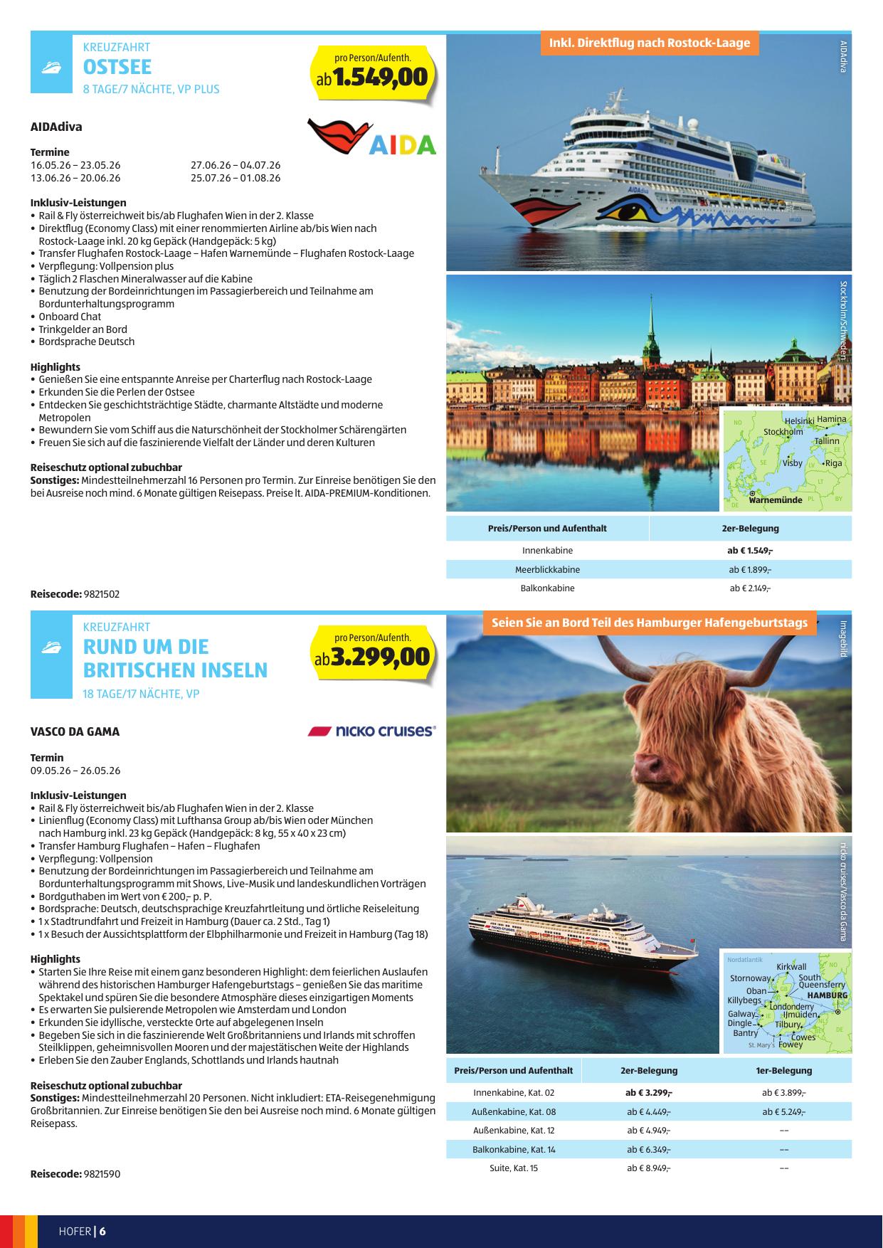 Hofer Katalog flyer page