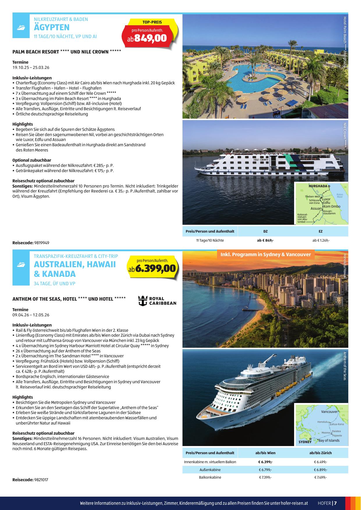 Hofer Katalog flyer page