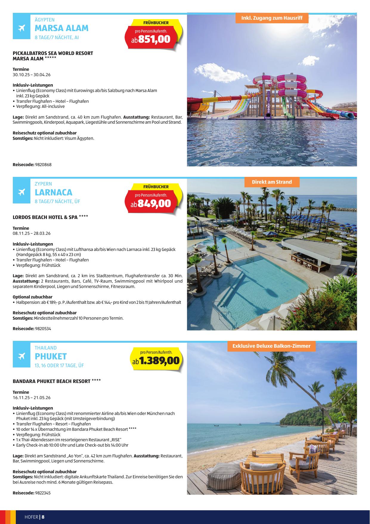 Hofer Katalog flyer page