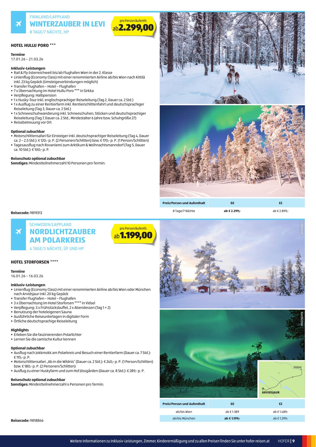Hofer Katalog flyer page