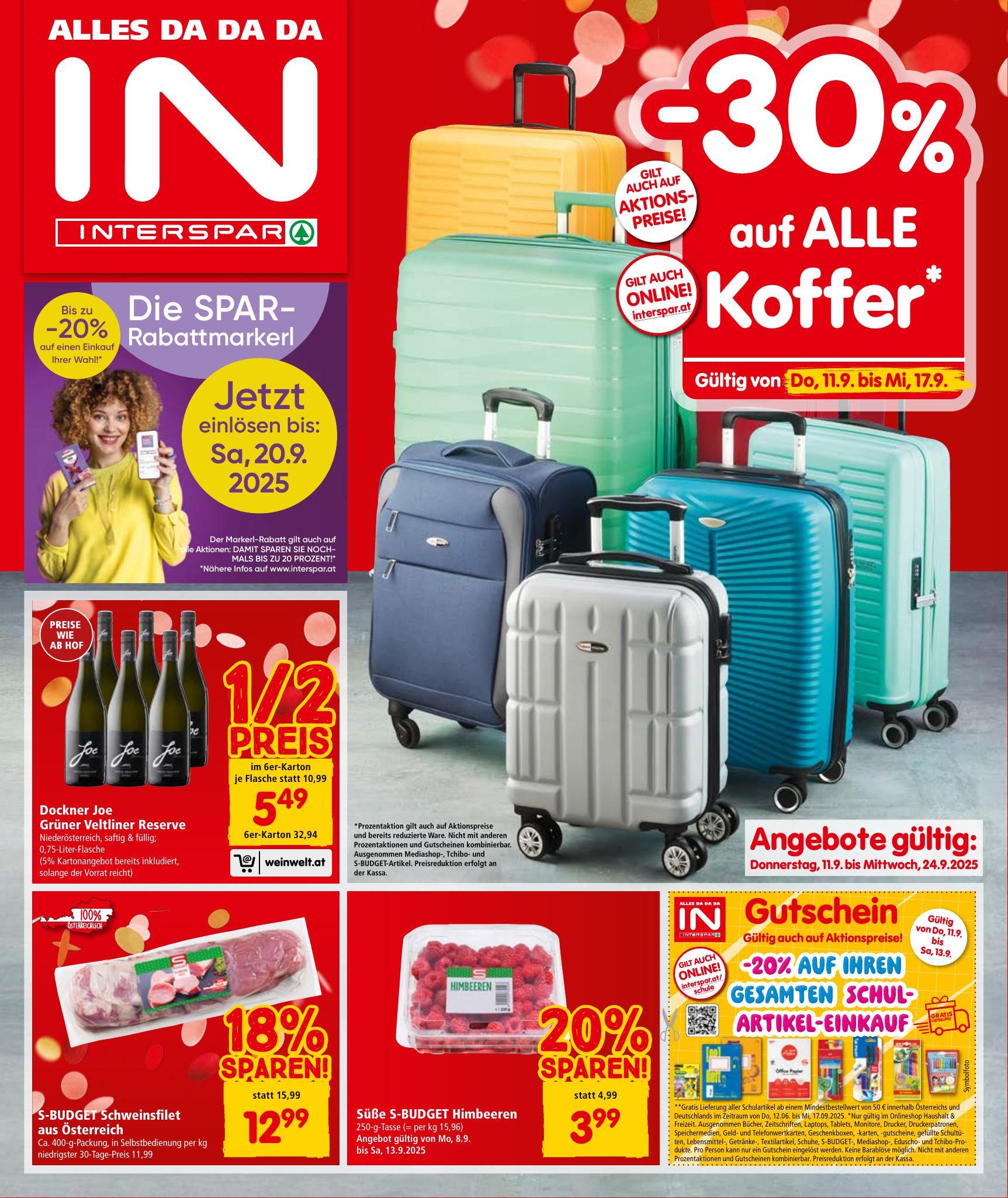 Interspar flyer page