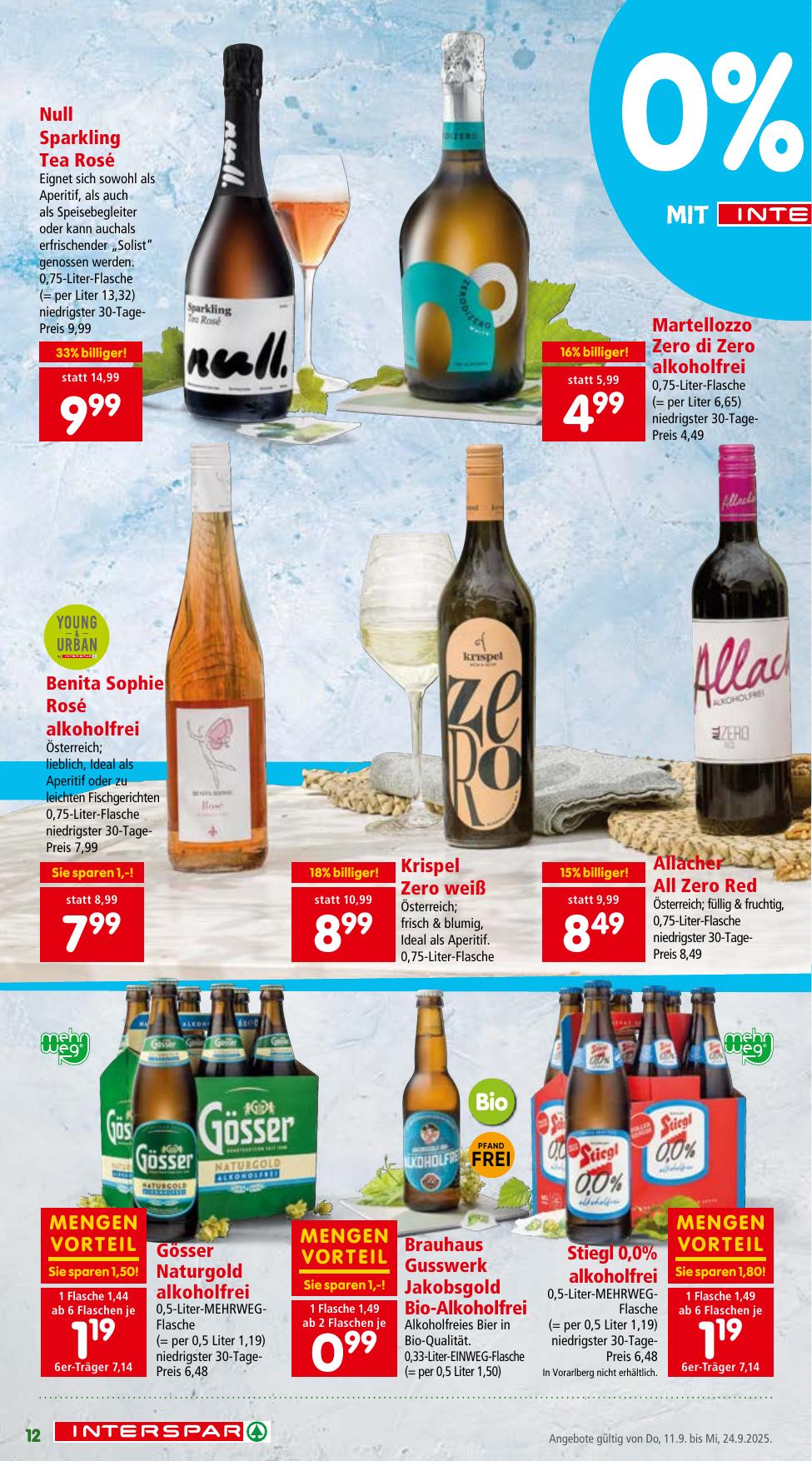 Interspar flyer page